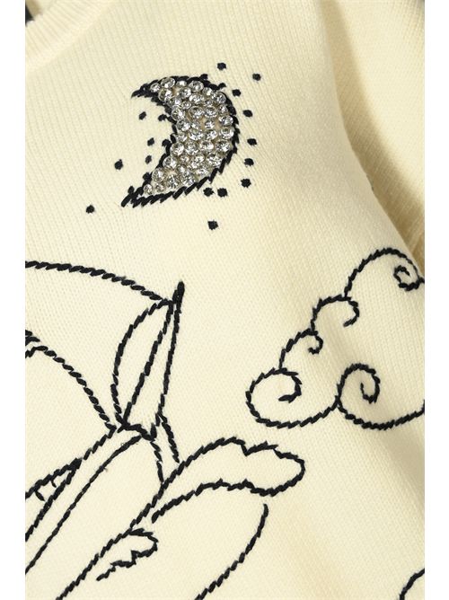 Maglione Andras in lana con disegni PINKO | 105427 A2PKZE1